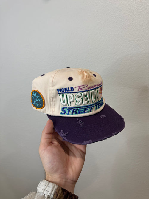 Up7 Skate Dirty Meck Purple Intl Team Snapback Hat