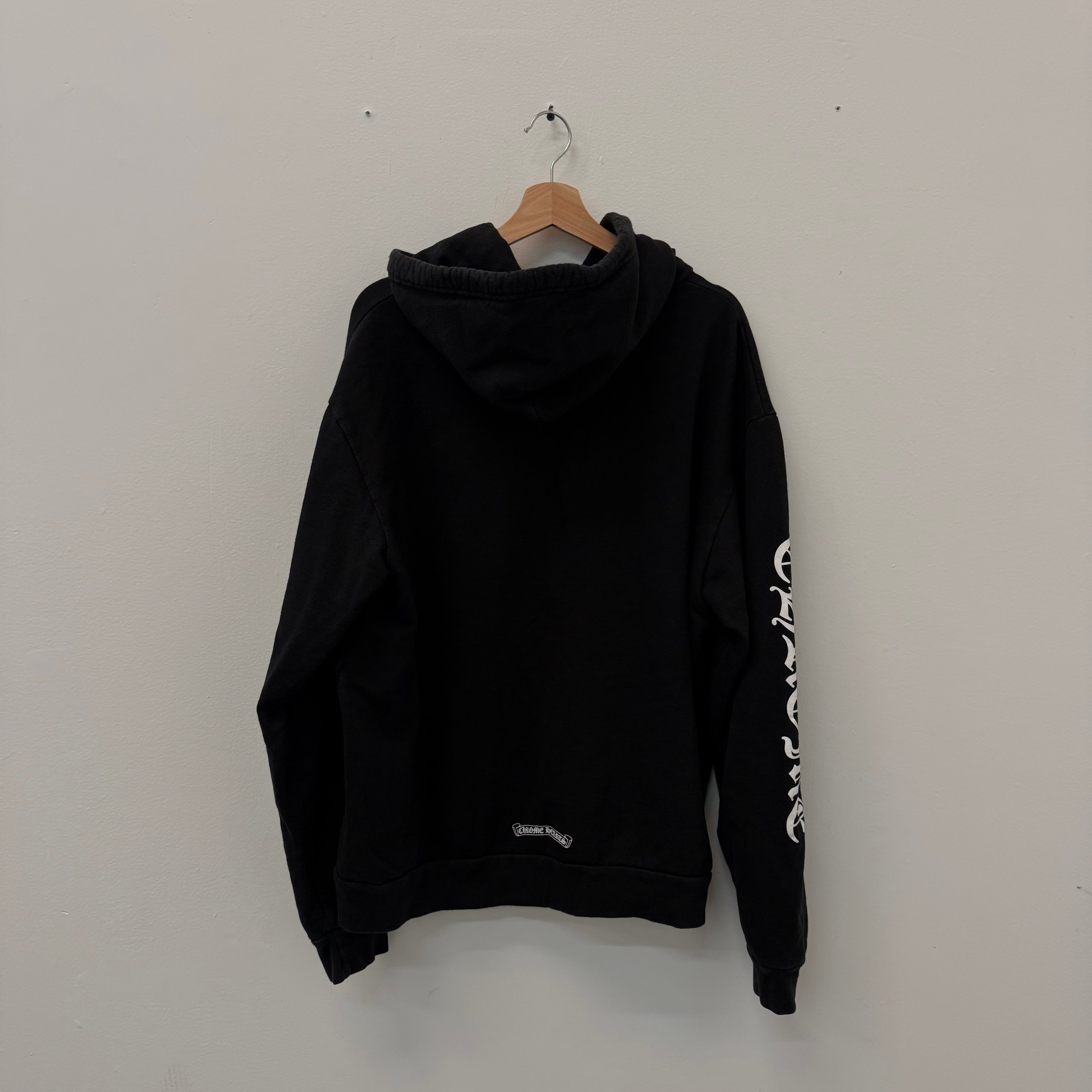 Chrome Hearts Script Hoodie Black - Size L