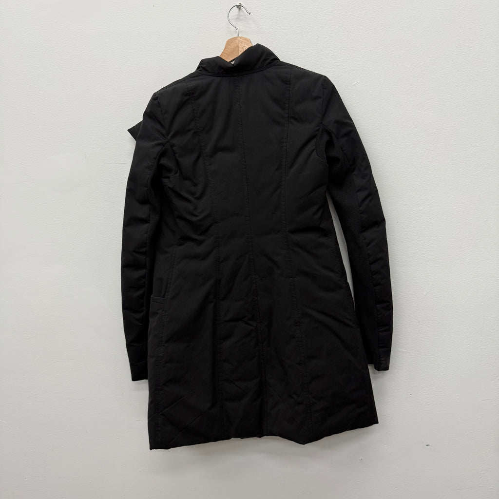 Rick Owens Asymmetrical 2017 Glitter Tubeway Zip Jacket - Ladies Size M