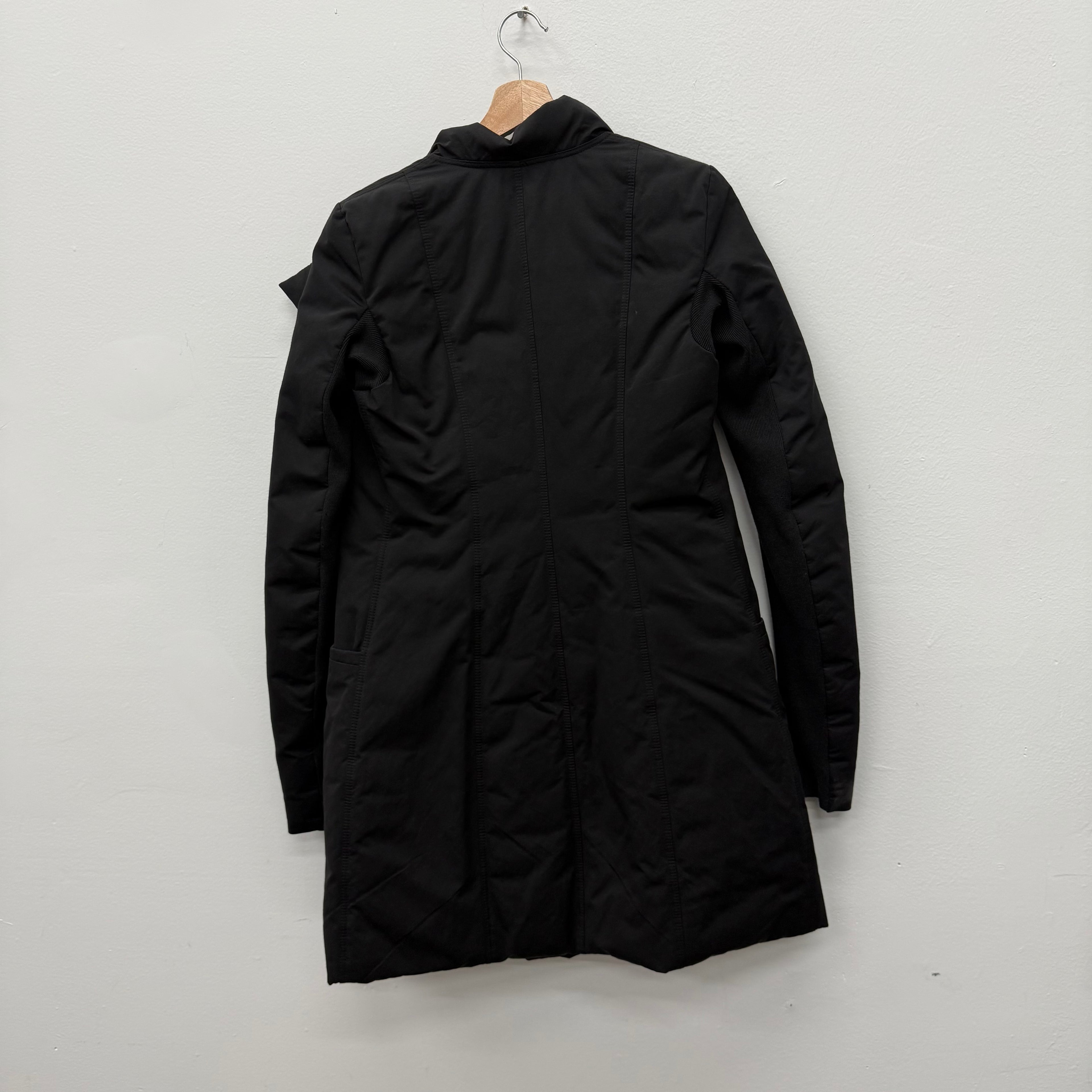Rick Owens Asymmetrical 2017 Glitter Tubeway Zip Jacket - Ladies Size M