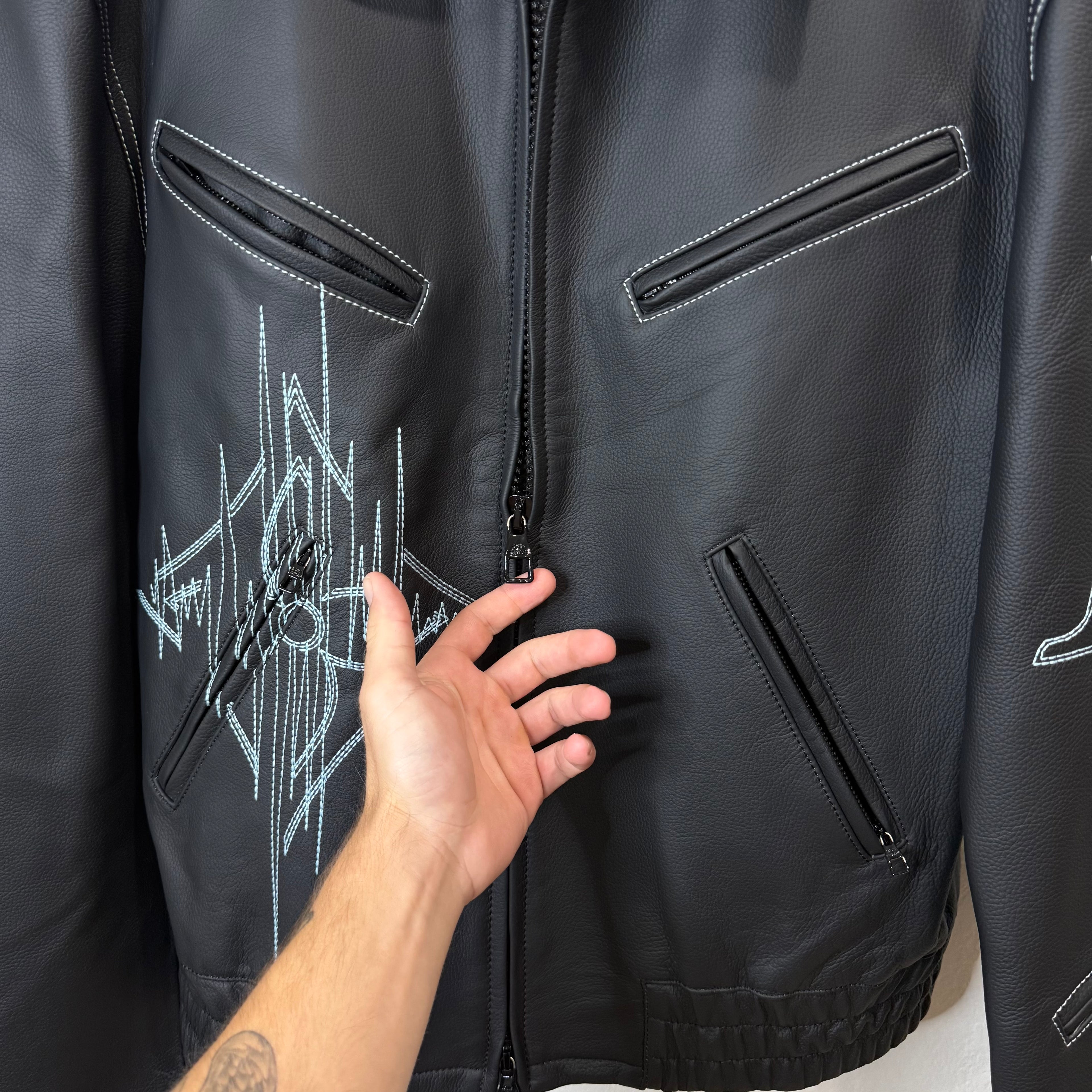 Louis Vuitton Leather Frequency Jacket - Size 58 (XXL)
