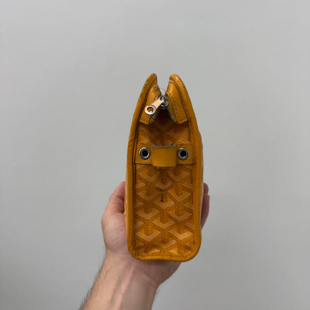 Goyard Yellow Jouvence MM Toiletry Bag