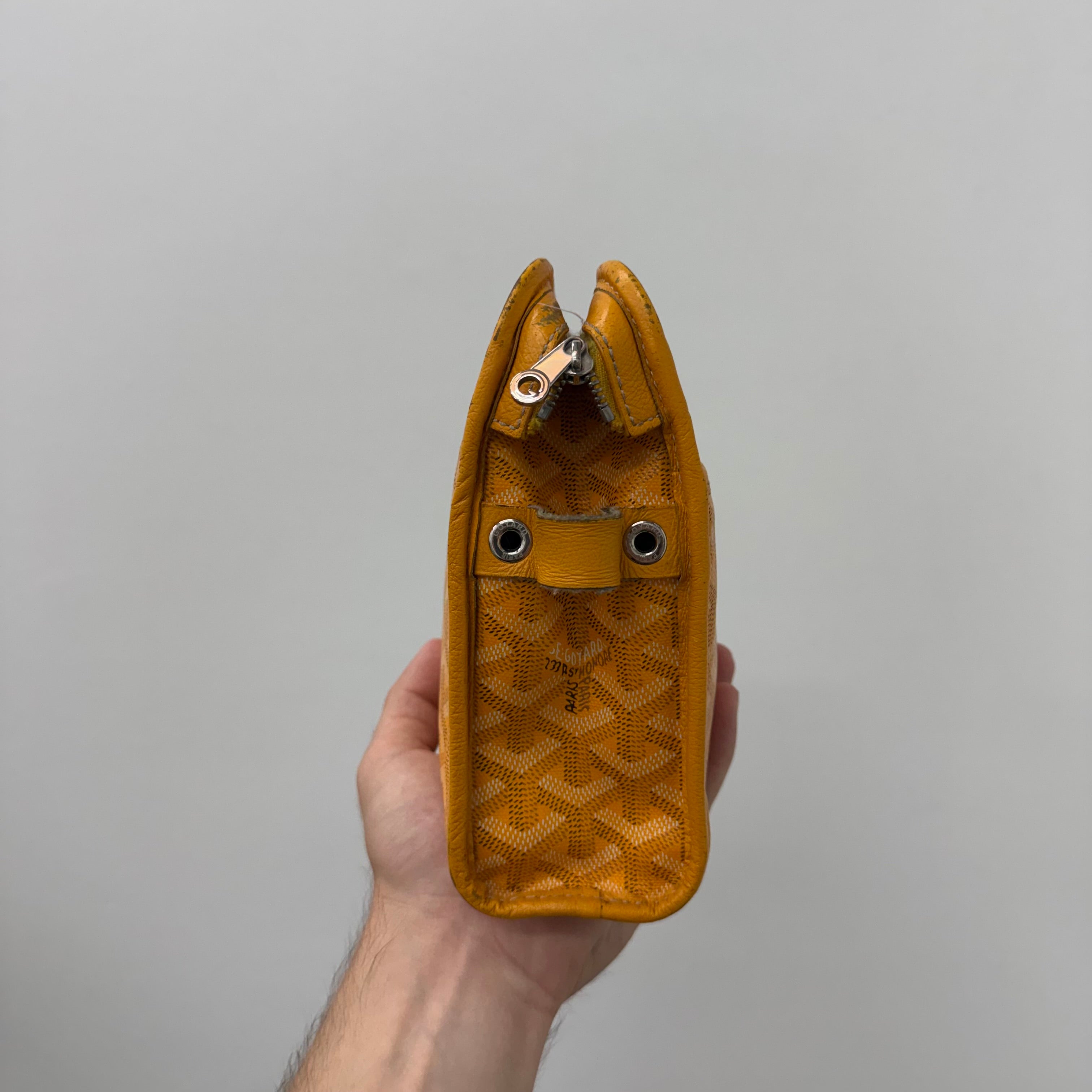 Goyard Yellow Jouvence MM Toiletry Bag