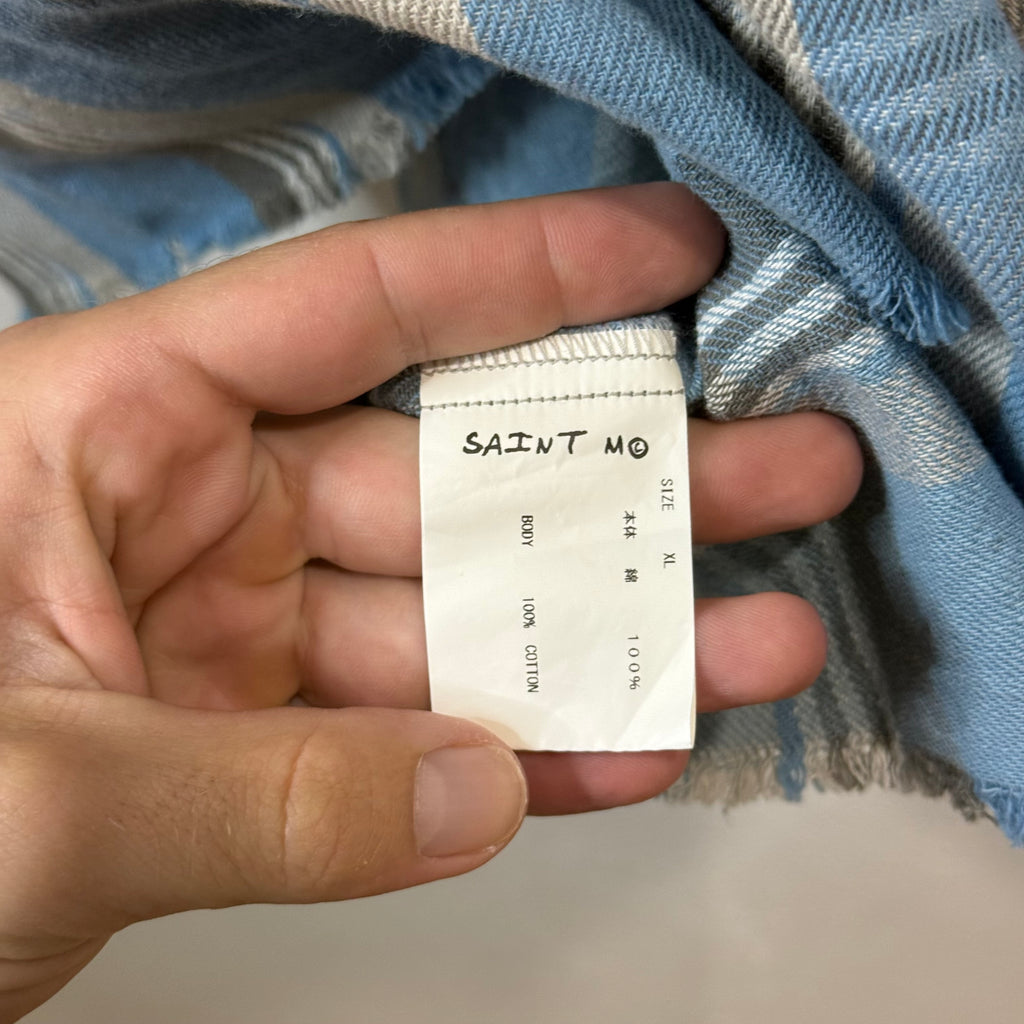 Saint Michael Academy Flannel Blue - Size XL