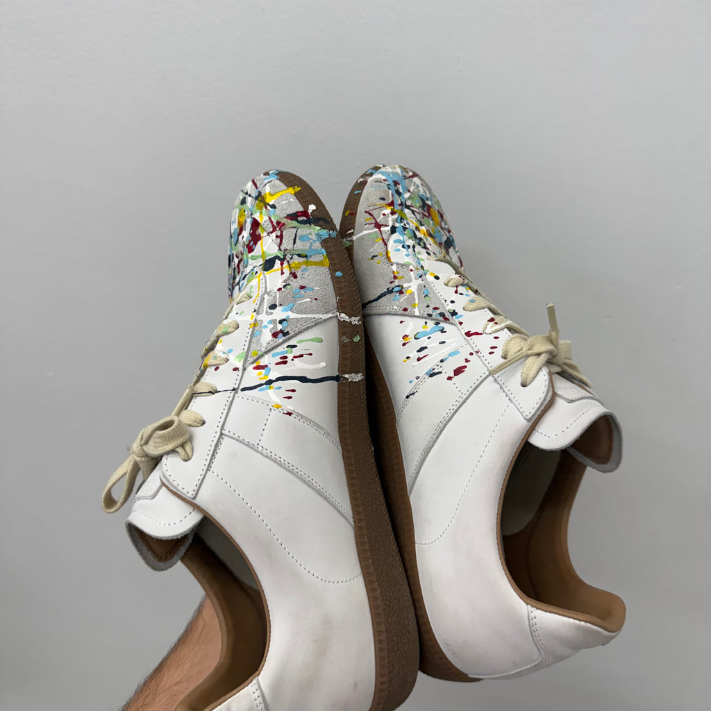 Maison Margiela Replica Splatter Gat Sneakers - Size 44 (11)