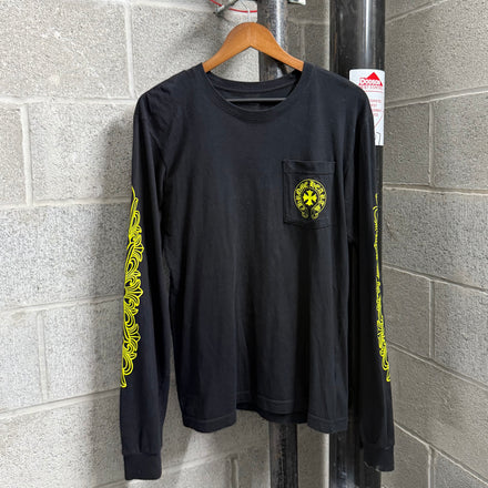 Chrome Hearts Hollywood Script Longsleeve T-Shirt - Size M