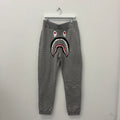 Bape A Bathing Ape Shark Logo Sweatpants Grey - Size XXL