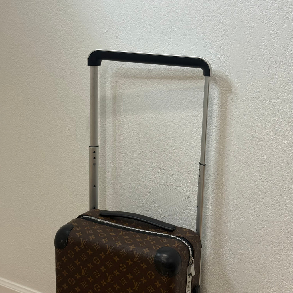 Louis Vuitton Carry On Monogram Roller Suitcase Brown