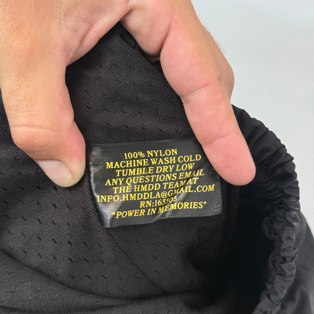 HMDD Black Track Pants Nylon - Size M