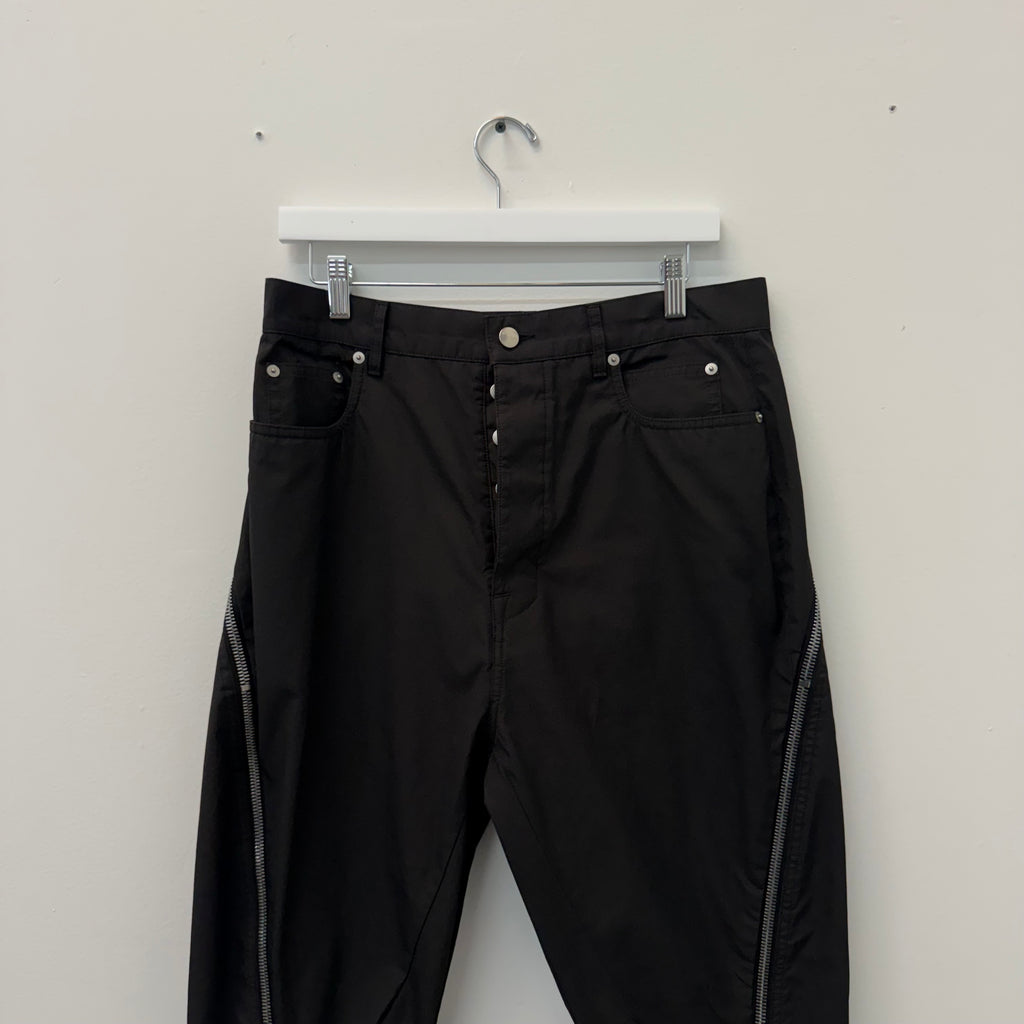 Rick Owens Banana Temple Black Pants - Size 33