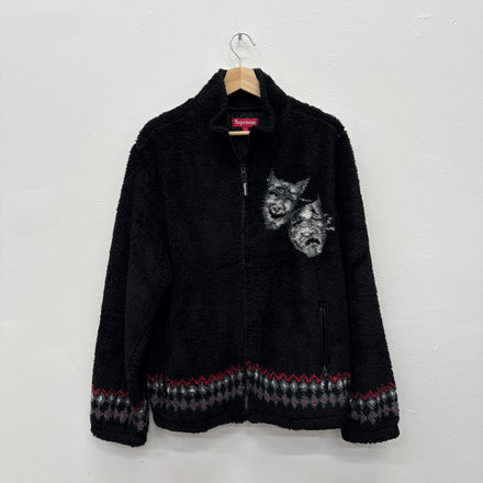 Supreme Drama Mask Fleece Jacket - Size L