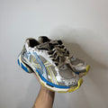 Balenciaga Mesh Track Runner Blue / Gray - Size 11
