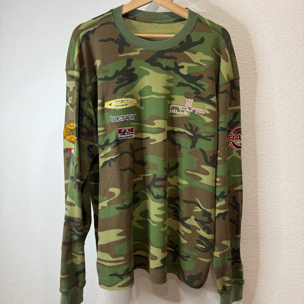GV Gallery Raspberry Camo Waffle Thermal - Size L