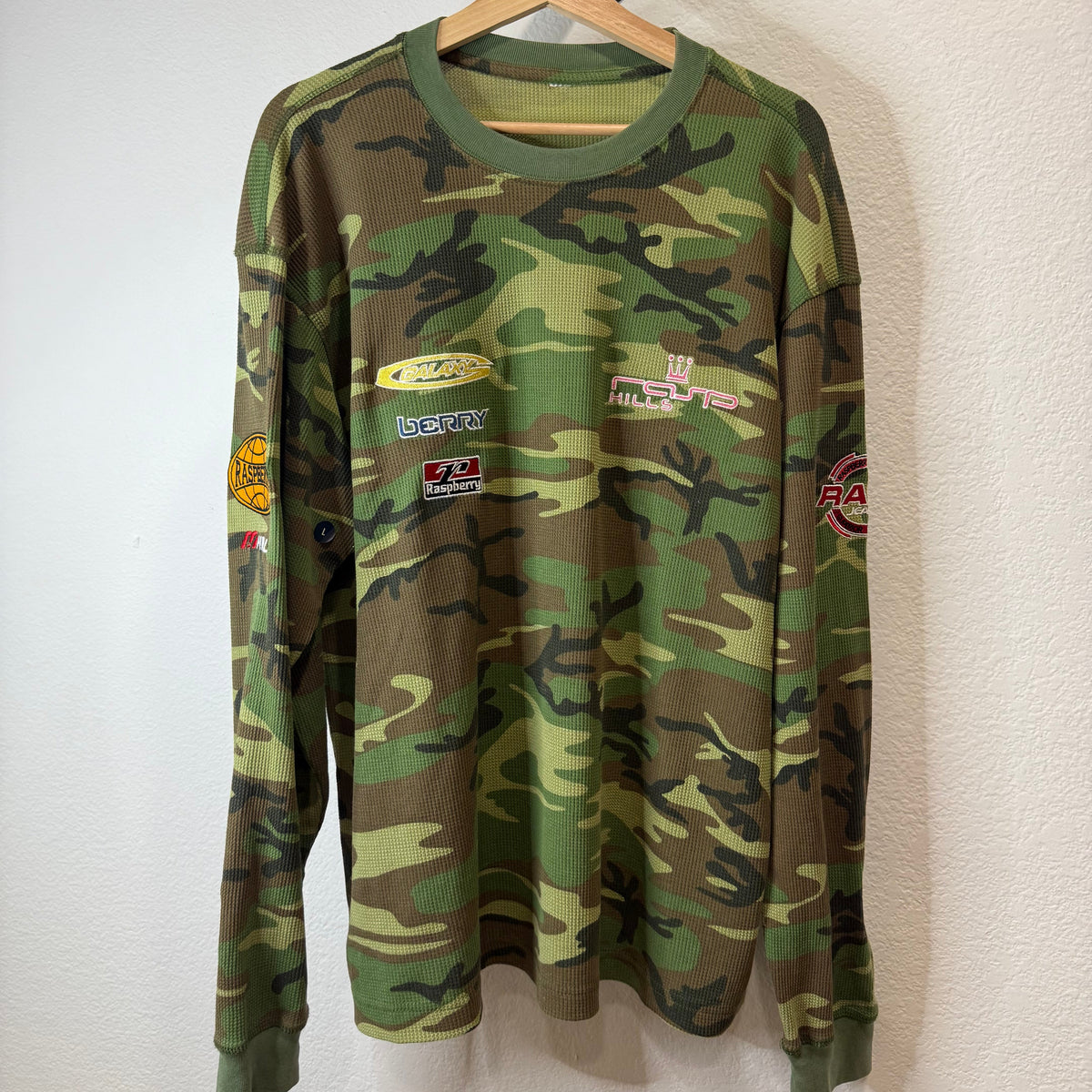 GV Gallery Raspberry Camo Waffle Thermal - Size L