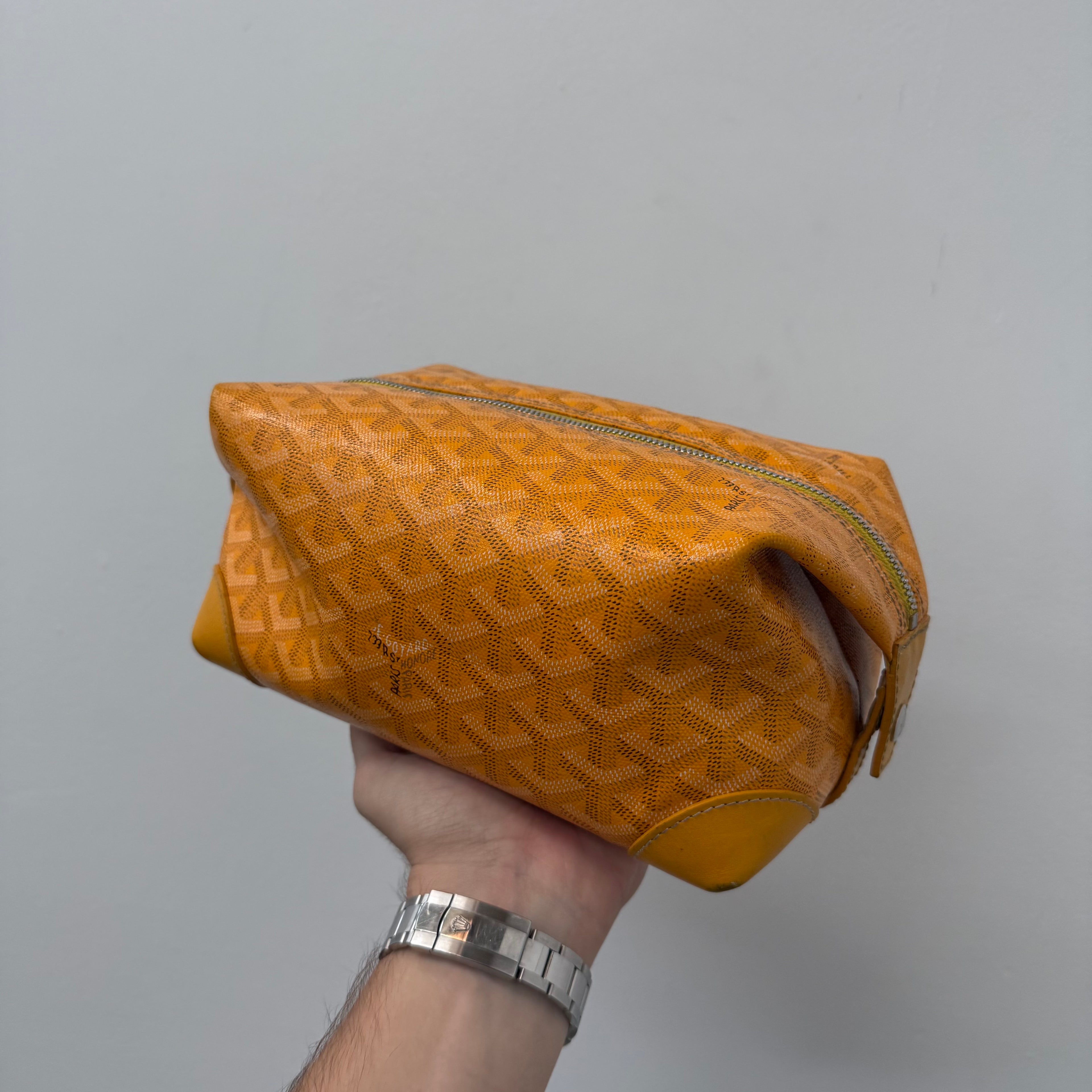 Goyard Boeing 25 Toiletry Bag Yellow