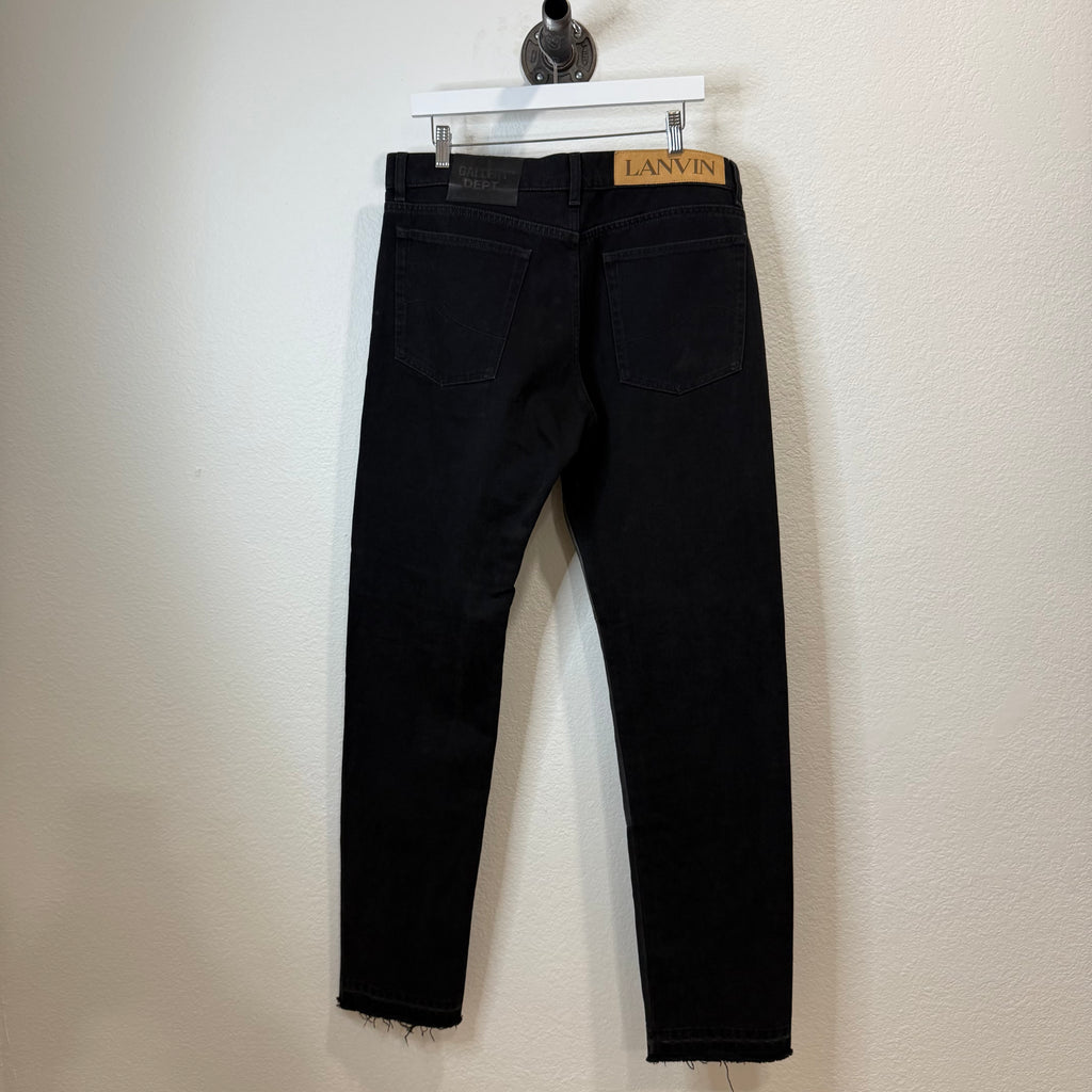 Lanvin x Gallery Dept Black Denim - Size 36