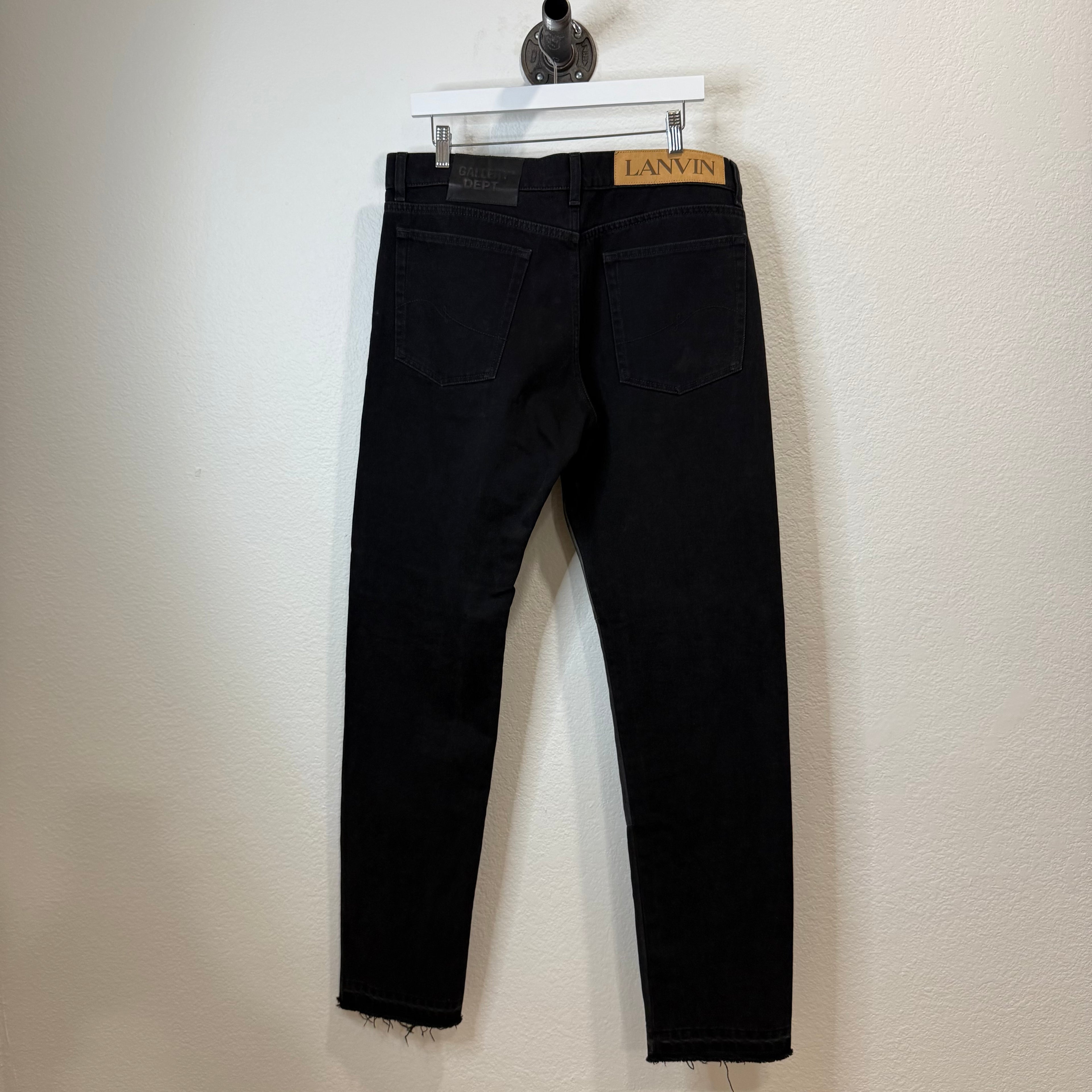 Lanvin x Gallery Dept Black Denim - Size 36
