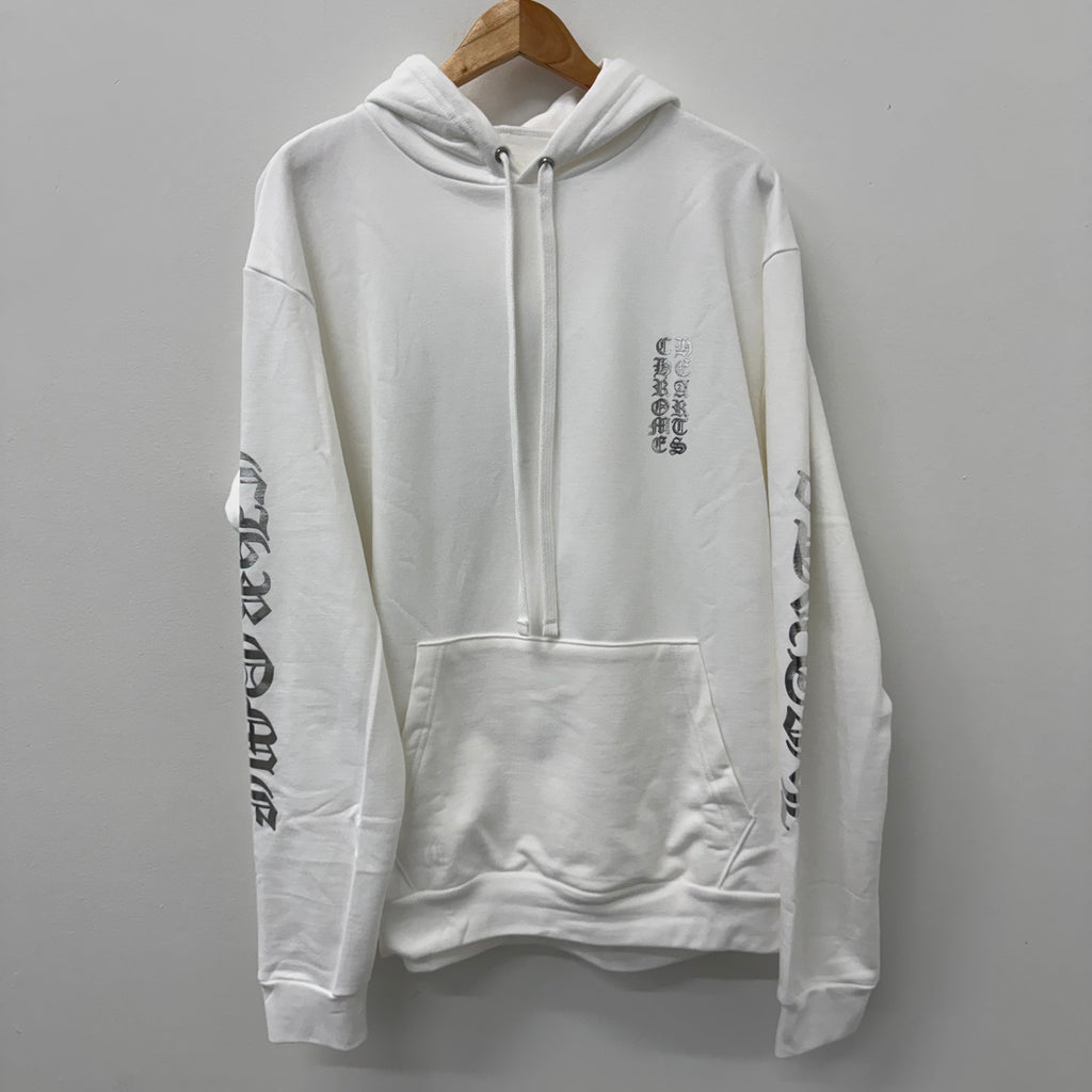 Chrome Hearts White Metallic Foil Hoodie