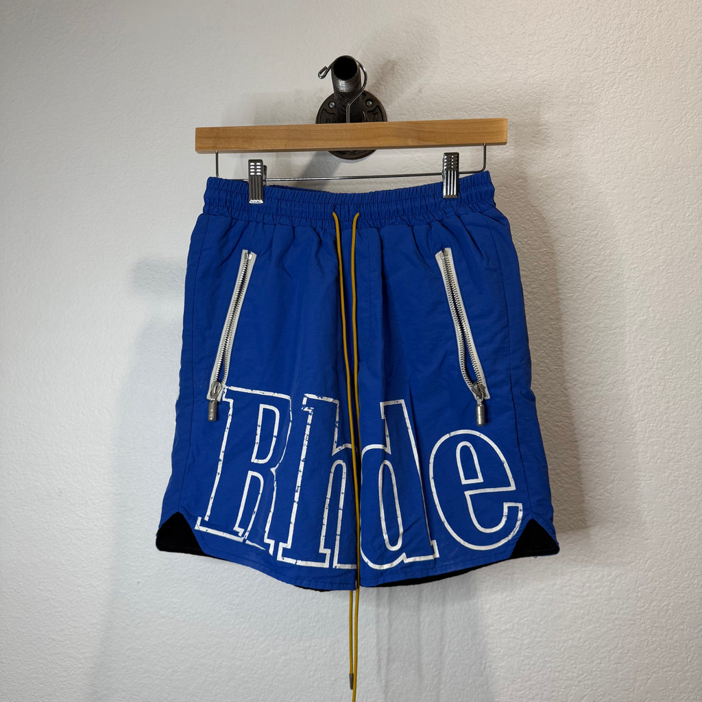 Rhude Mclaren Blue Swim Shorts - Size S