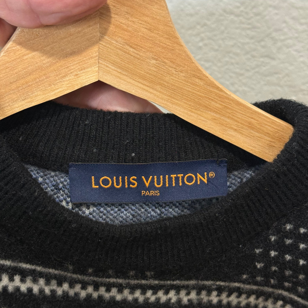 Louis Vuitton Ski Jacquard Wool Pullover Sweater - Size XS