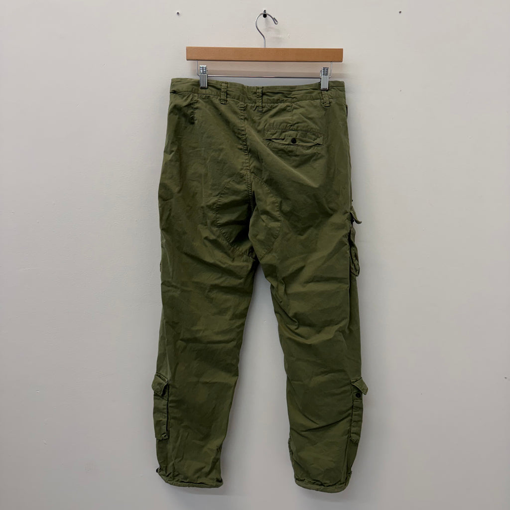 Stone Island Green Cargo Pants - Size 29