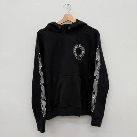 Chrome Hearts Horseshoe Black Hoodie - Size S