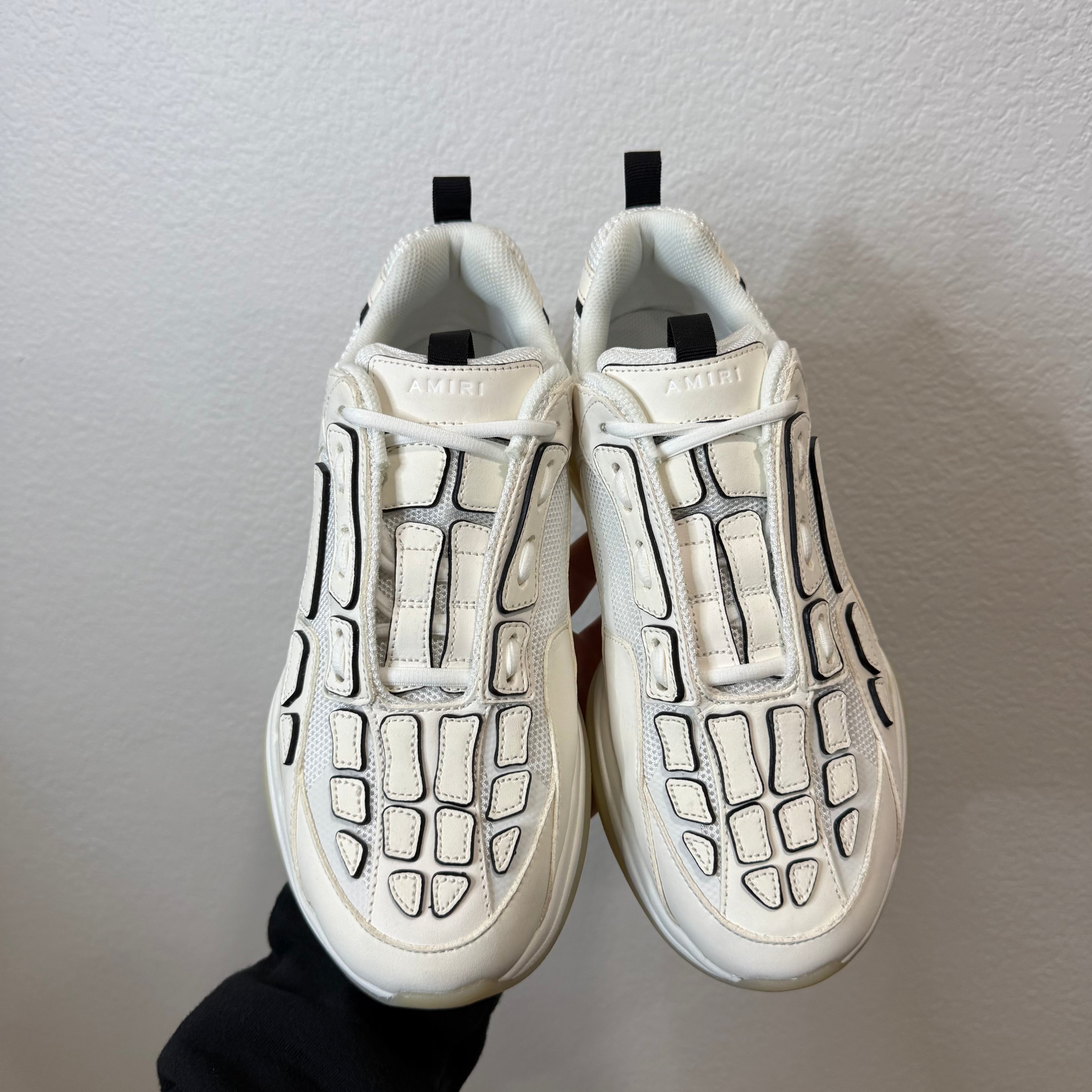 Amiri Skeleton Bone Trainer Sneakers White - Size 11