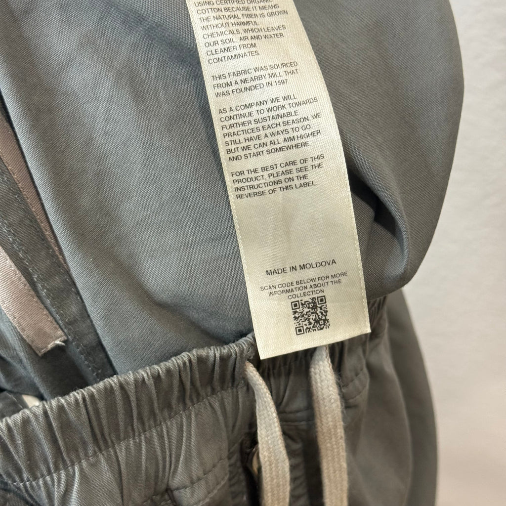 Rick Owens Bela Boxer Shorts Dust Gray - Size 48 IT (30/32)