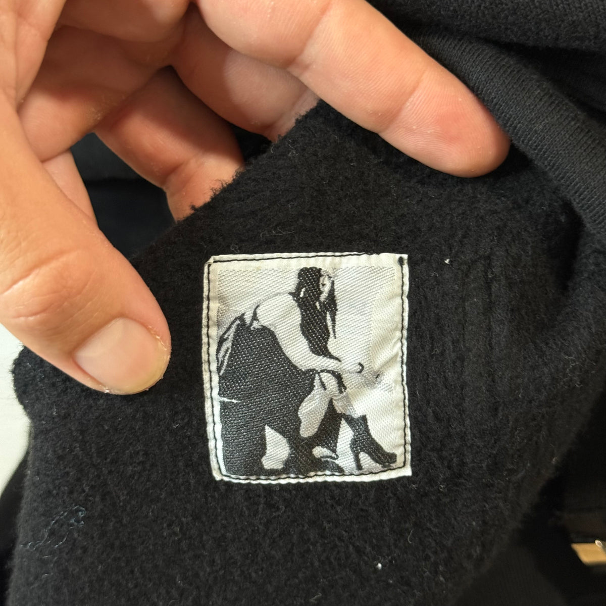 Rick Owens DRKSHDW Gimp Full Zip Hoodie Black - Size XL