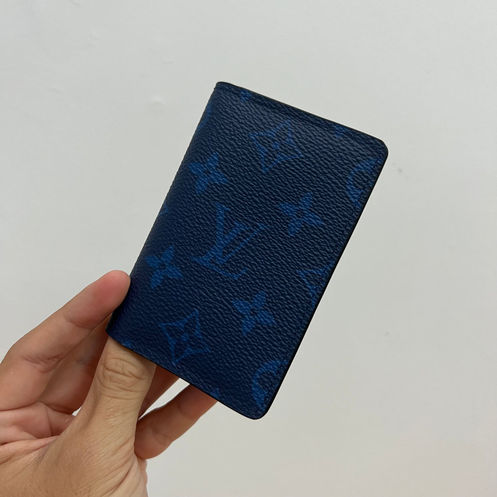 Louis Vuitton Navy Blue Pocket Organizer Cardholder