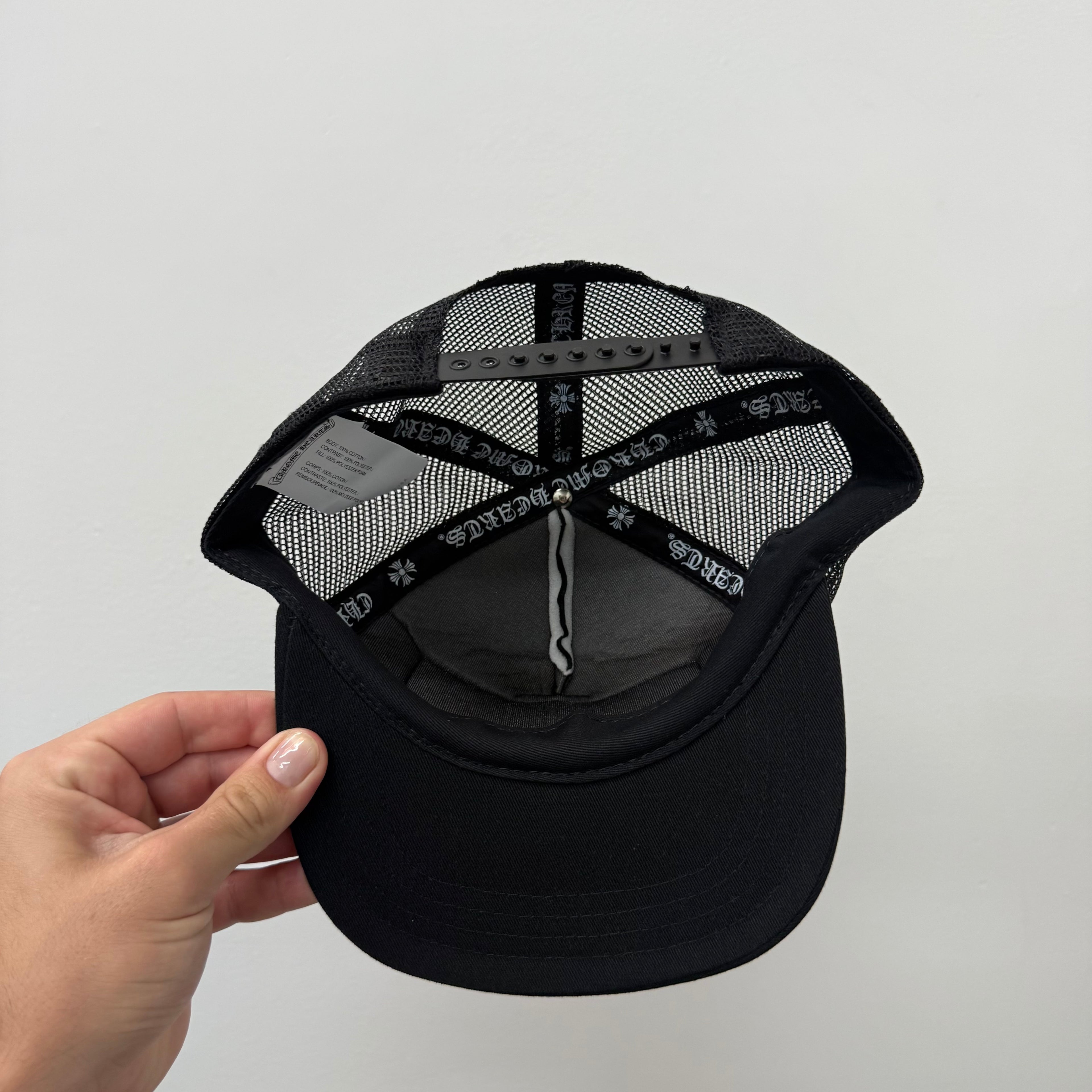 Chrome Hearts Las Vegas Trucker Hat Black