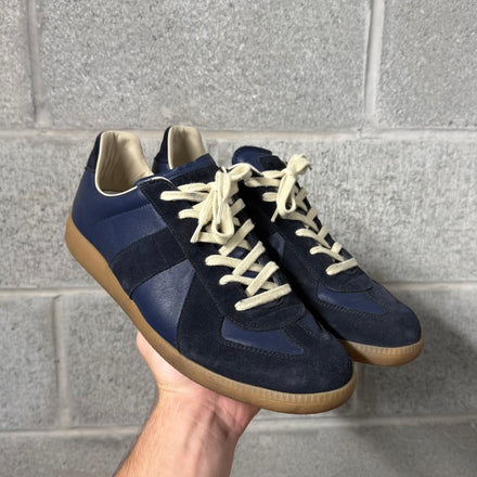 Maison Margeila Gat Navy Gum Sneakers - Size 41