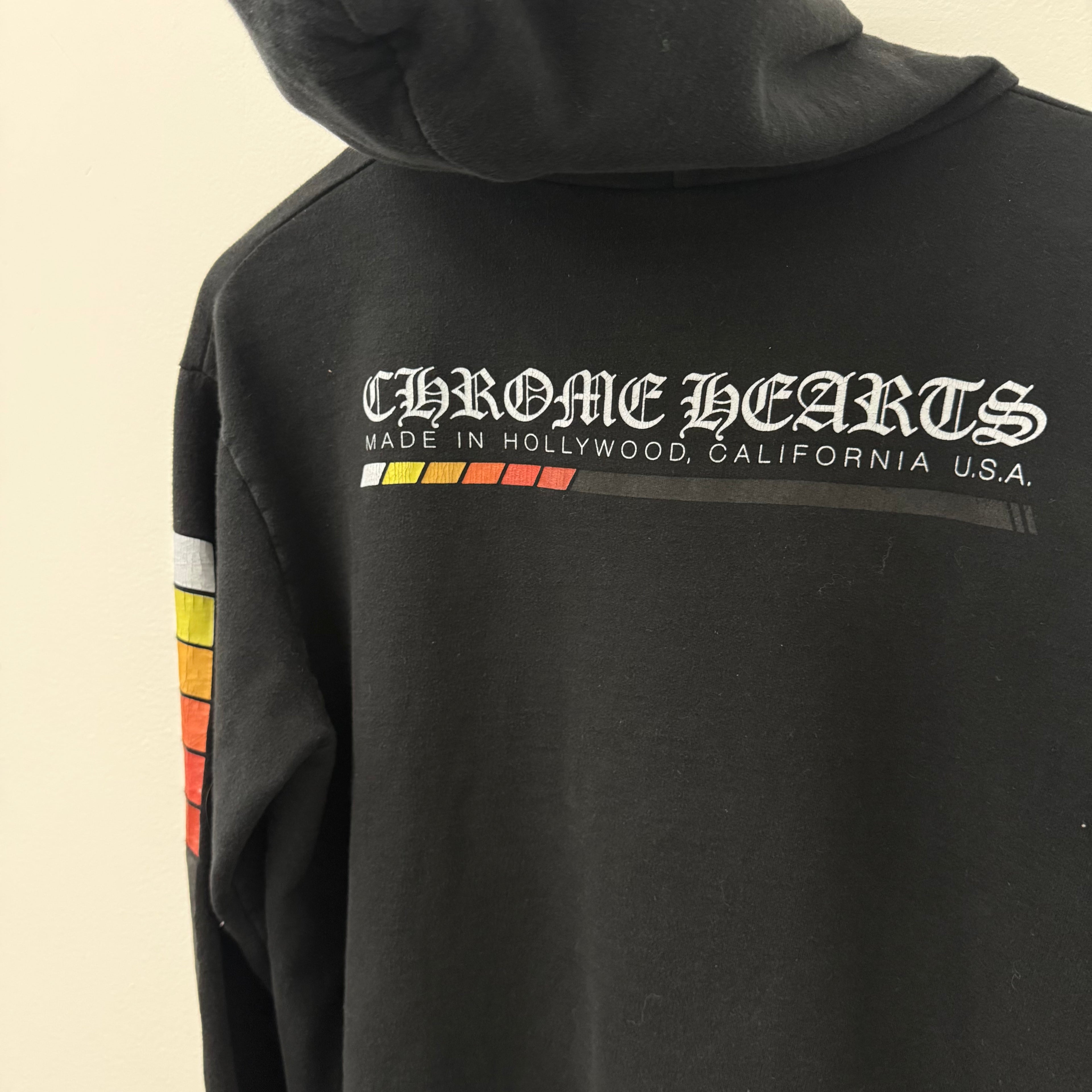 Chrome Hearts Hollywood Gradient Hoodie Black - Size XS