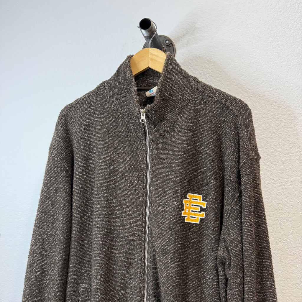 Eric Emanuel EE Boucle Jacket Brown Yellow - Size L
