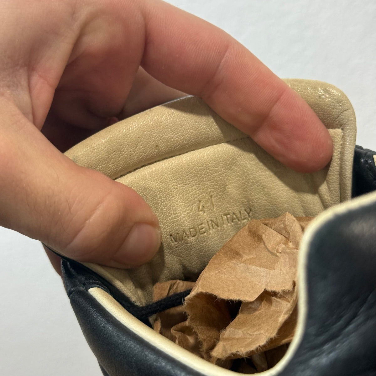 Maison Margiela Future Low Black Sneakers - Size 41 (US 8)