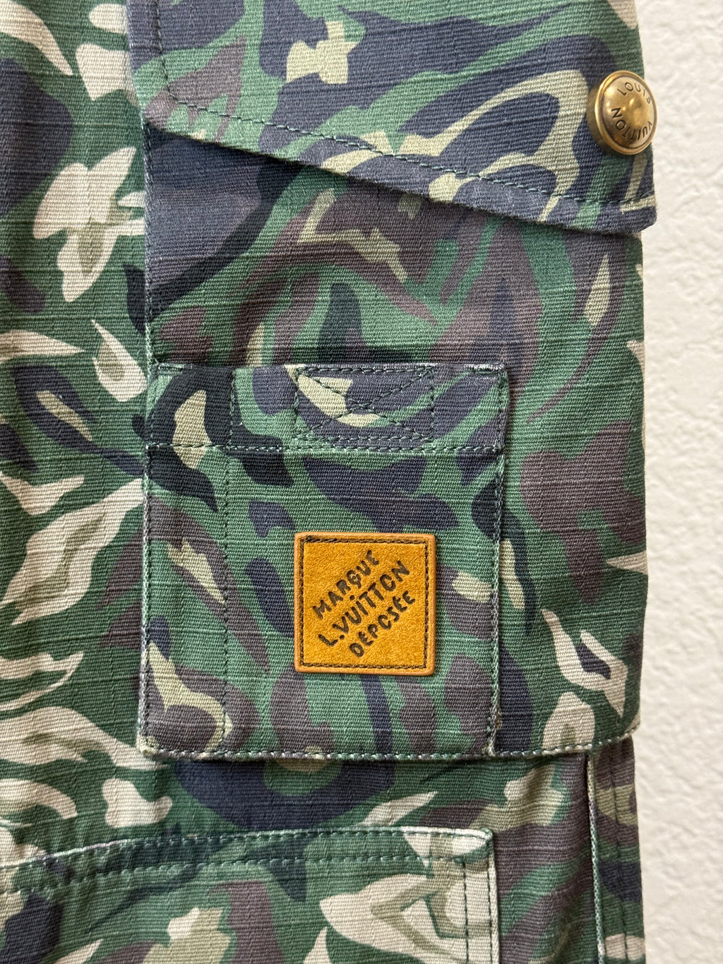 Louis Vuitton Nigo Camo Runway Work Pants - Size 58 (XXL)