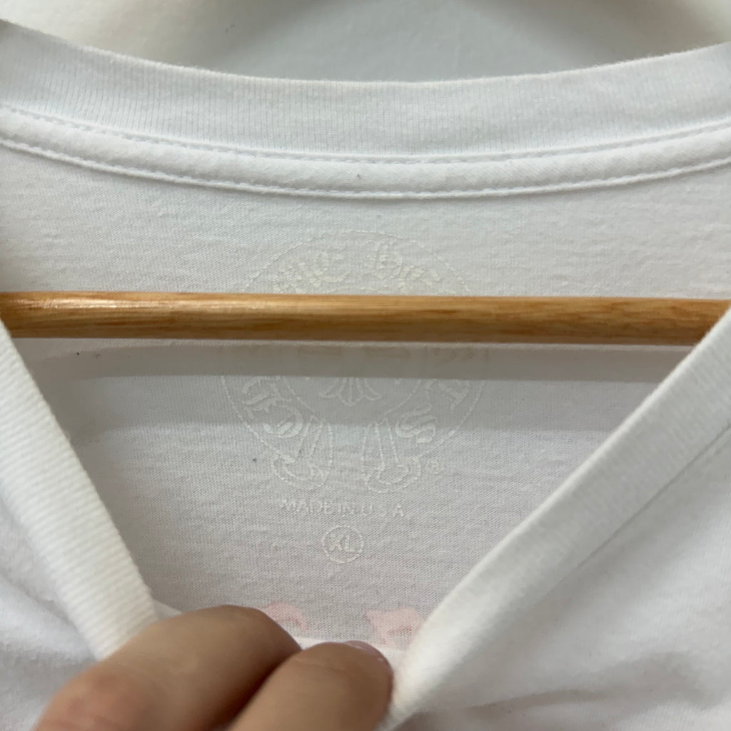Chrome Hearts Triple Cross Orange Longsleeve Shirt - Size XL