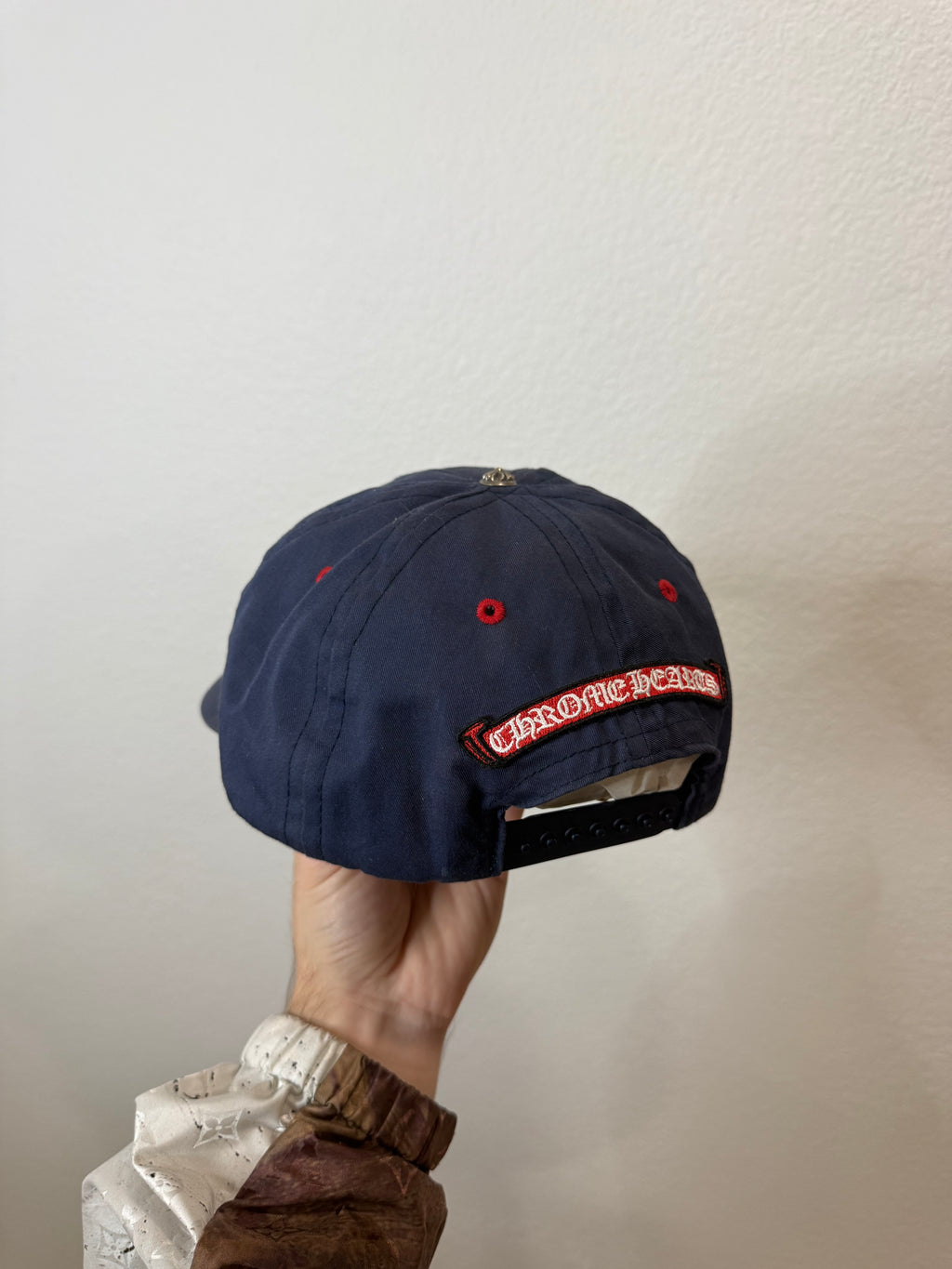 Chrome Hearts Navy Gas Station Trucker Hat