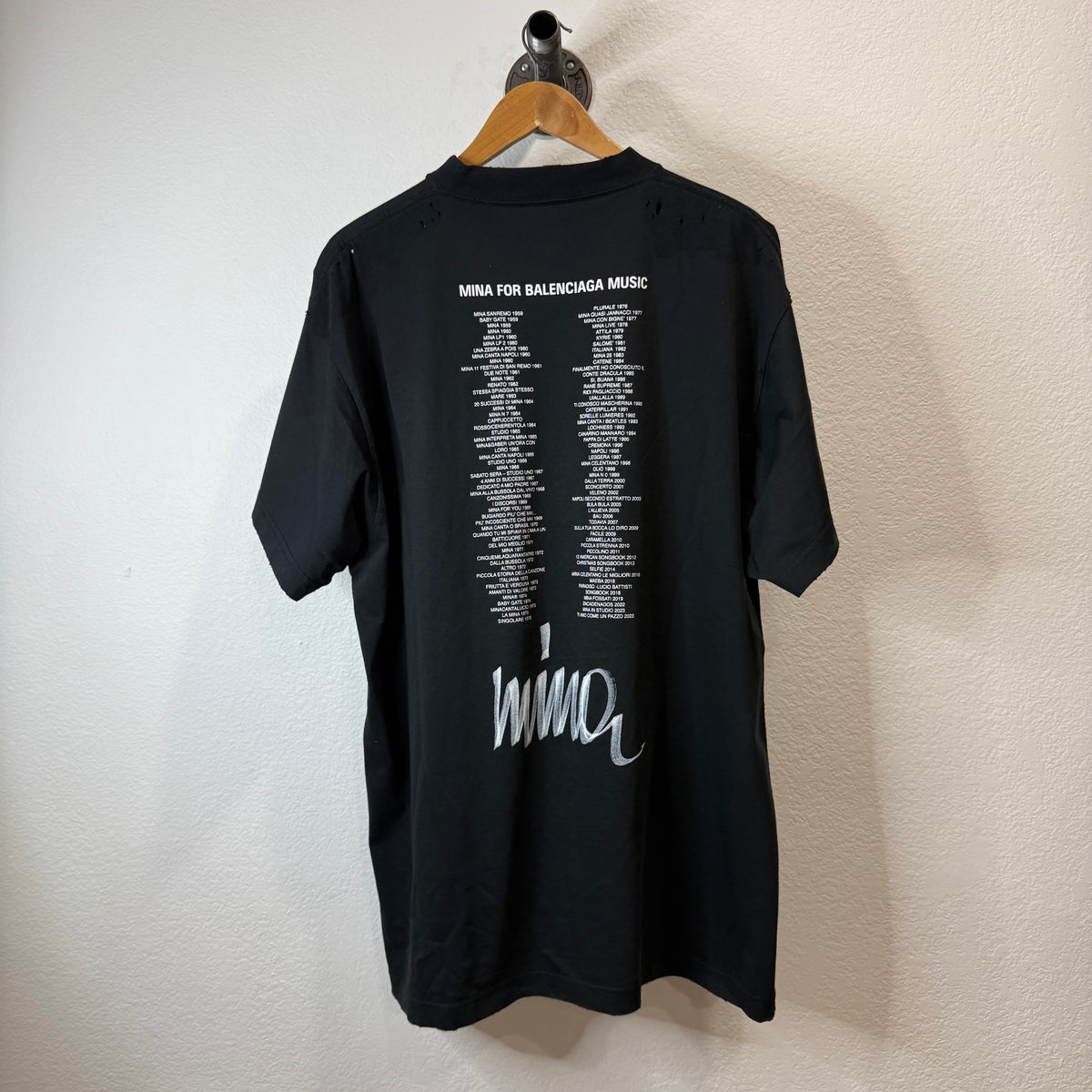 Balenciaga Music Mina Series Oversized T-Shirt Limited /1000 - Size 1 (M/L)