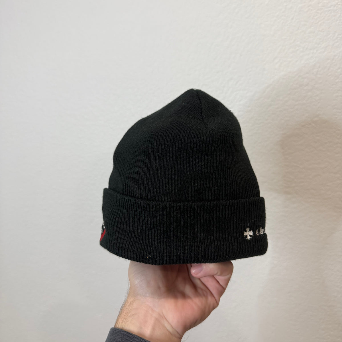 Chrome Hearts Matty Boy Lips Beanie Black