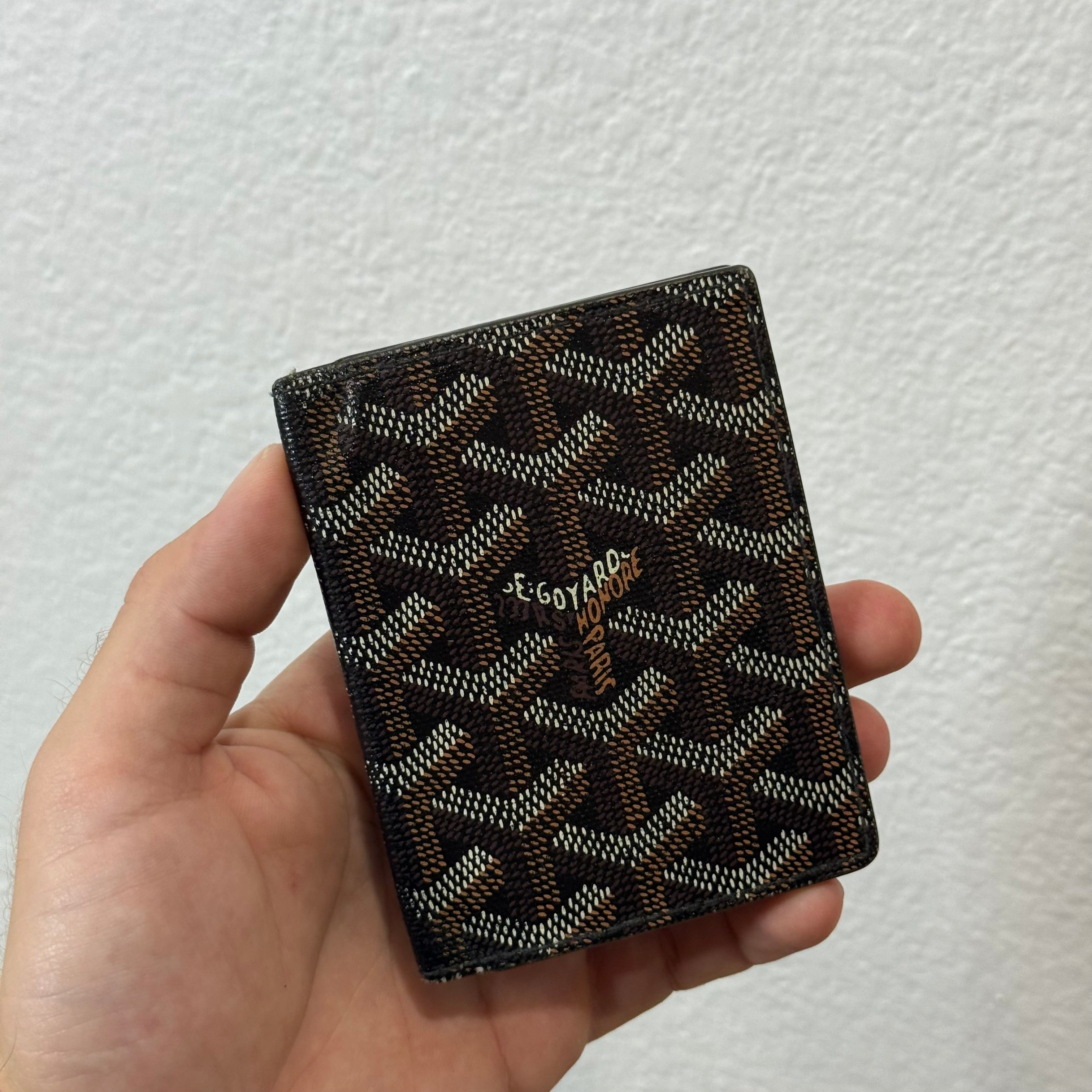 Goyard Saint Marc Brown Cardholder Bifold Wallet