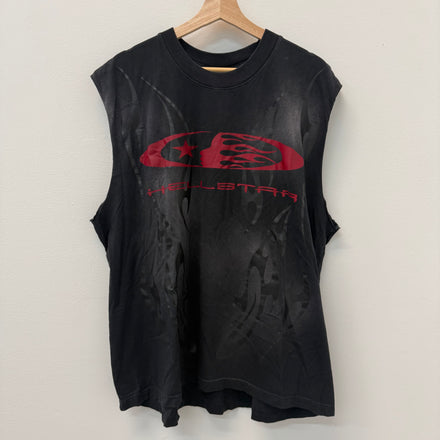 Hellstar Sports Flame Tanktop Shirt - Size L