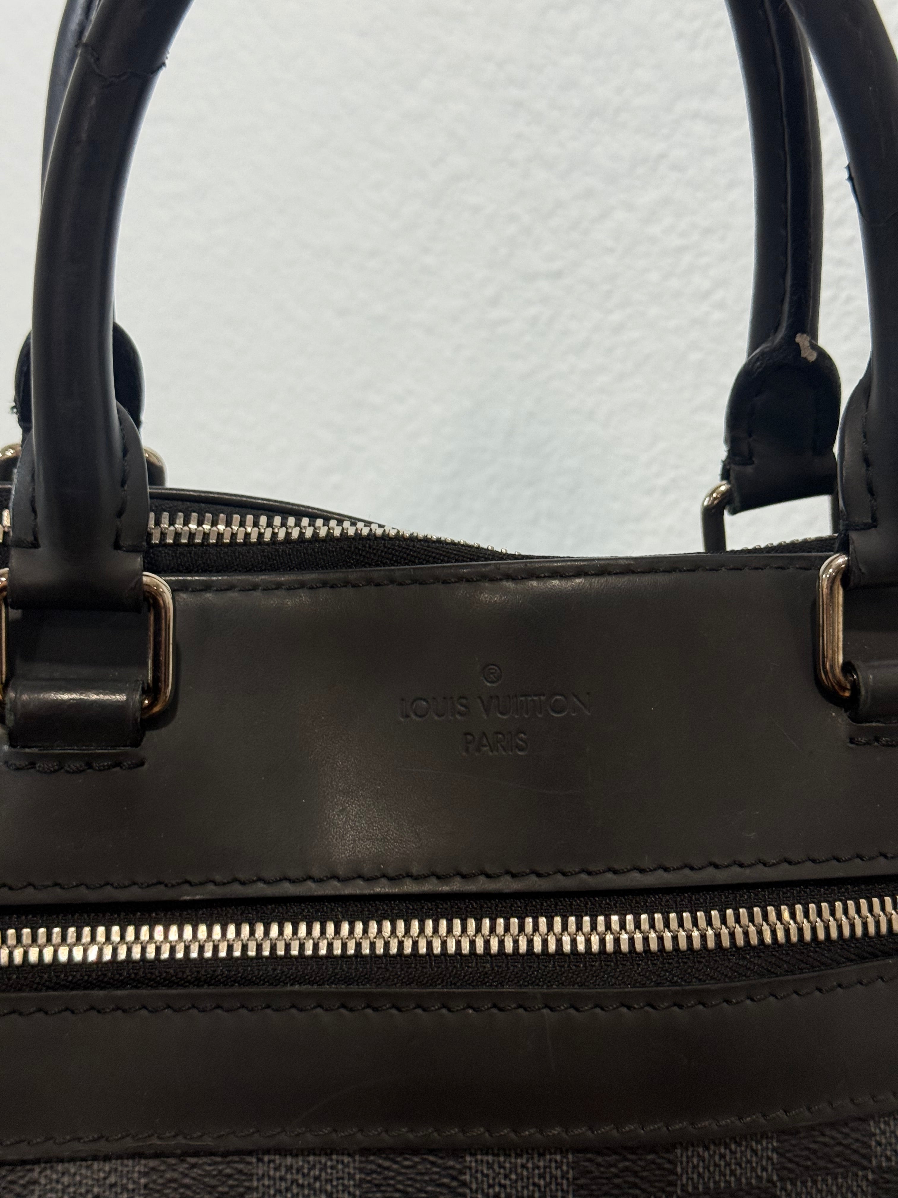 Louis Vuitton Porte-Documents Jour Damier Black Side Bag