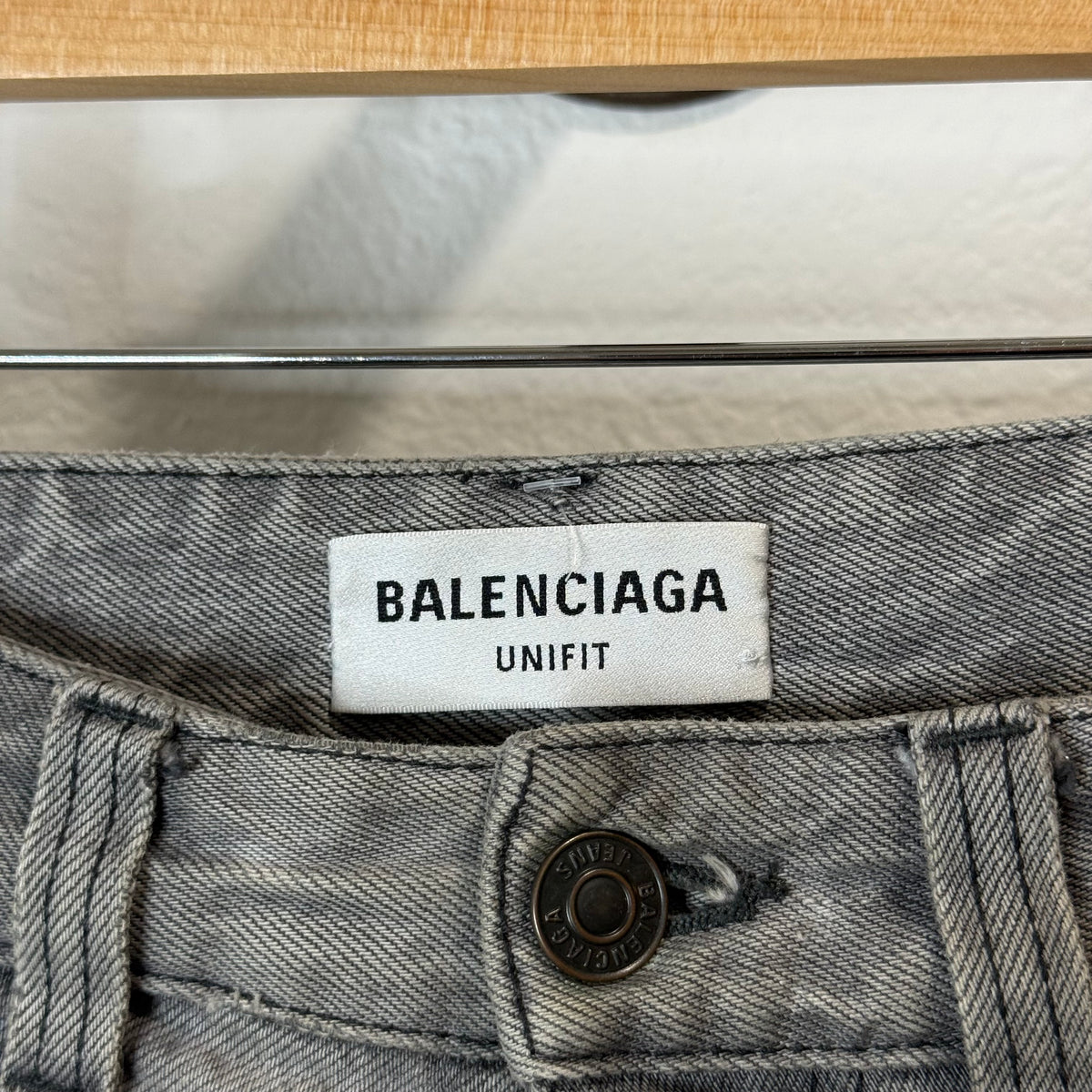 Balenciaga Distressed Skater Denim Shorts - Size M (34)