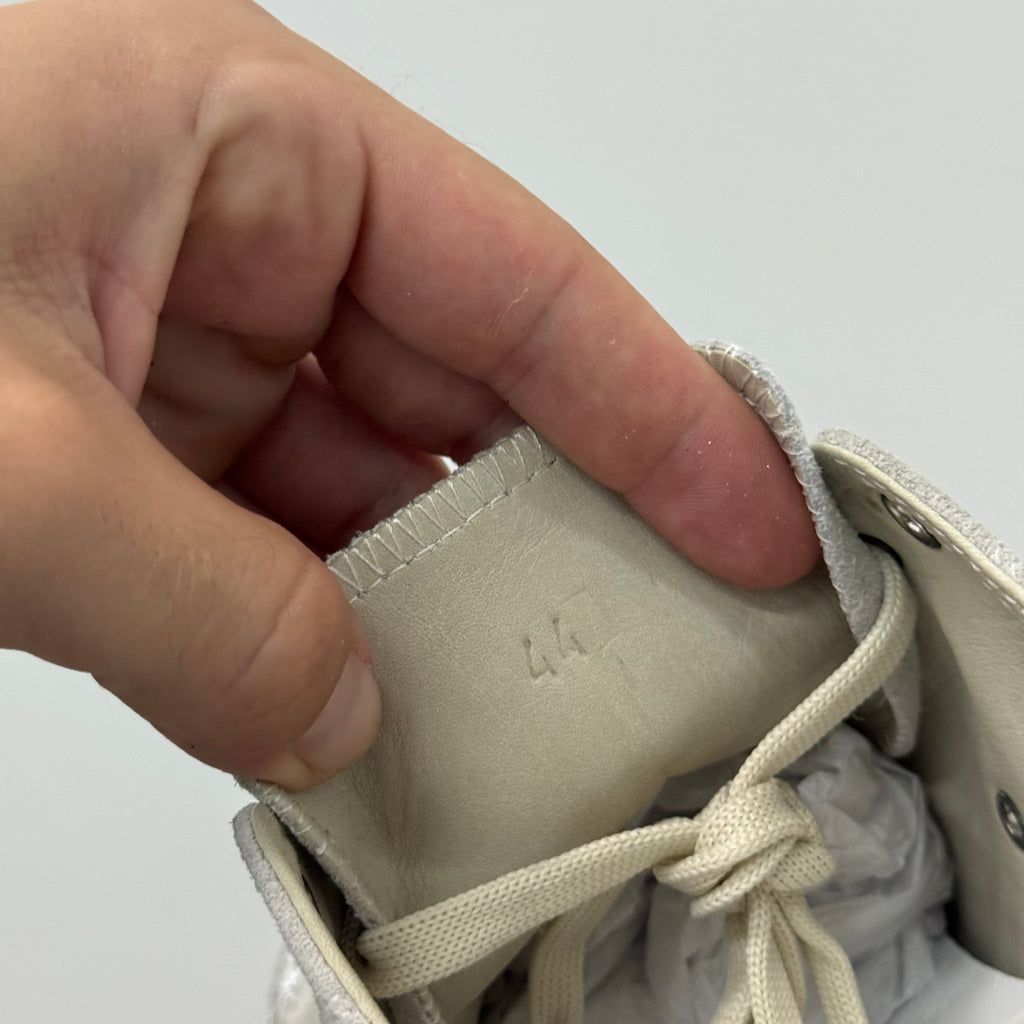 Maison Margiela Tabi Silver Foil Sneakers - Size 44 (US 11)