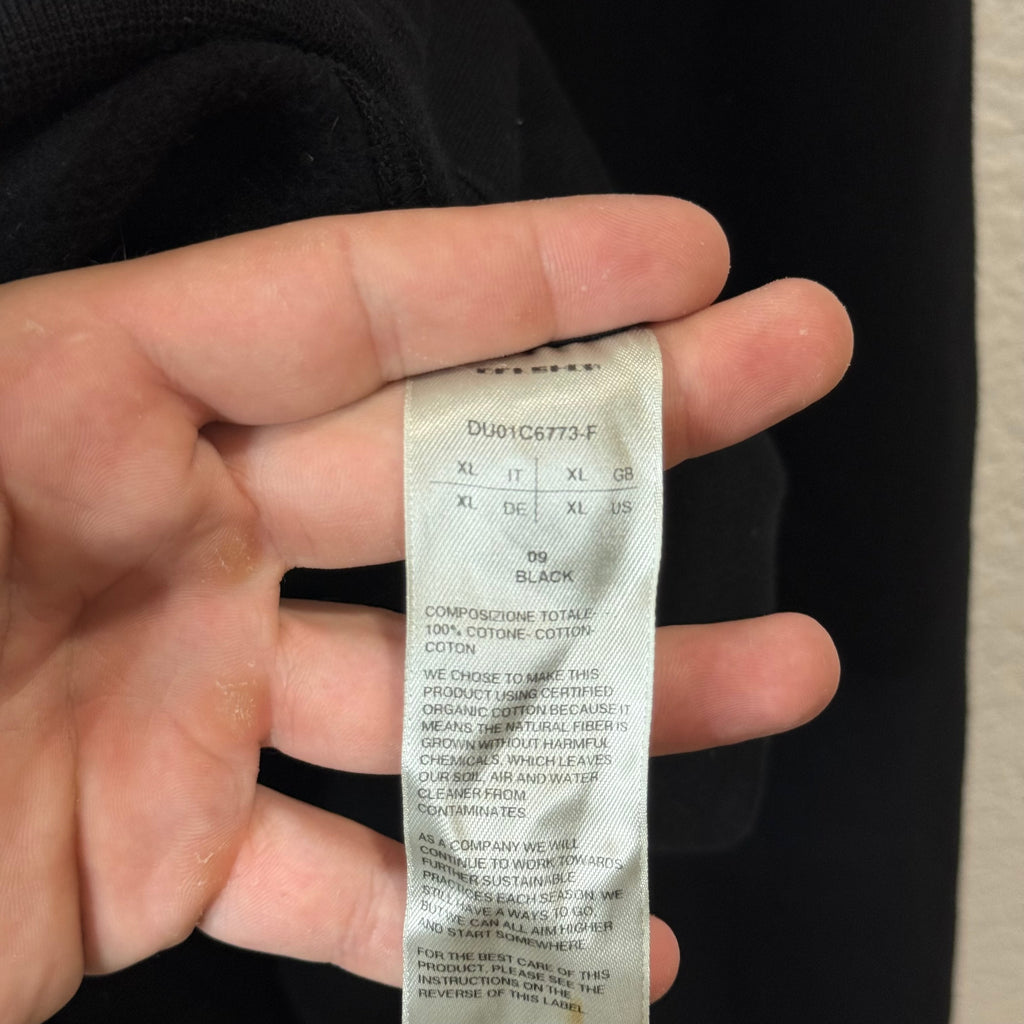 Rick Owens DRKSHDW Gimp Full Zip Hoodie Black - Size XL