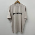 Balenciaga Stencil Logo Shirt White - Size L