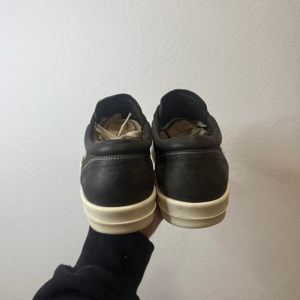 Rick Owens Mainline Charcoal Vintage Vans Low Sneakers - Size 42 (9)