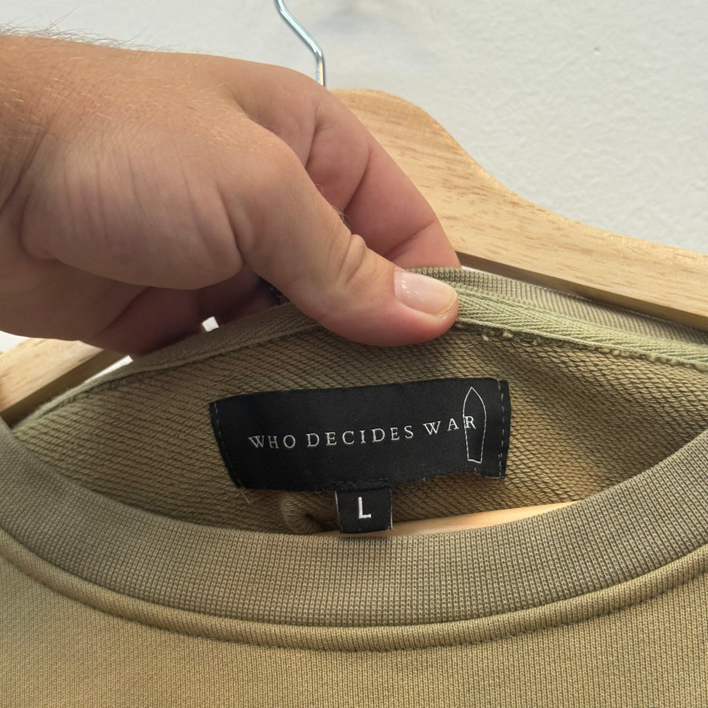 Who Decides War Cathedral Crewneck - Size L