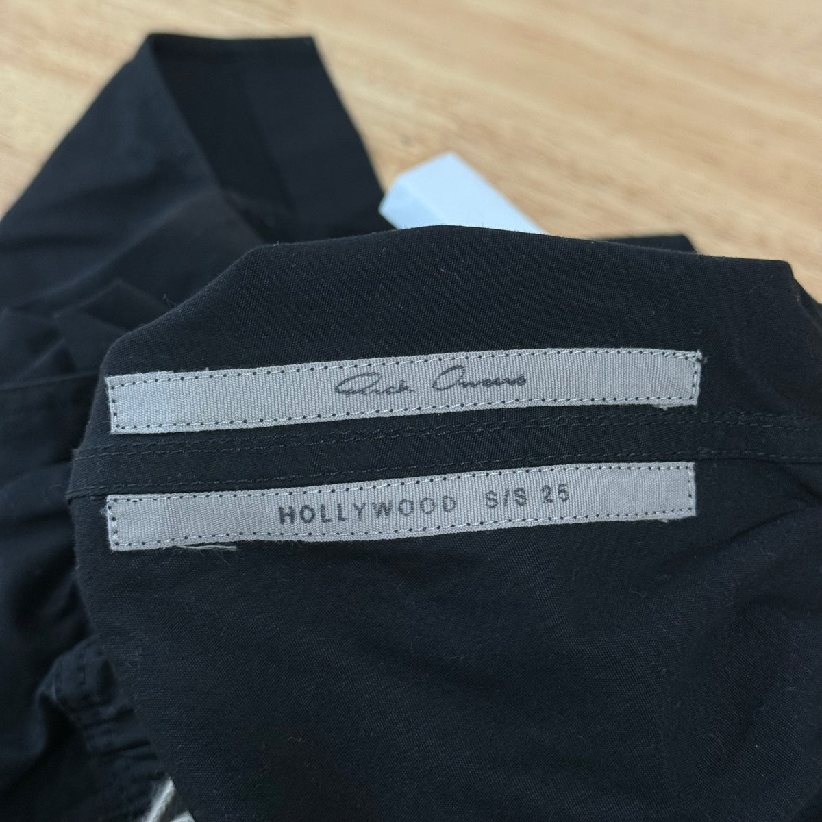 Rick Owens Black Temple Bela Boxer Shorts - Size IT 48 (30)